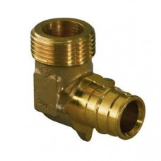 Колено (уголок) Uponor Q&E латунь 20 х G 1/2" НР